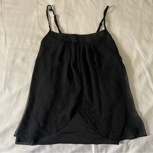 SMALL Y2K TANK TOP WITH DETAILED MESH